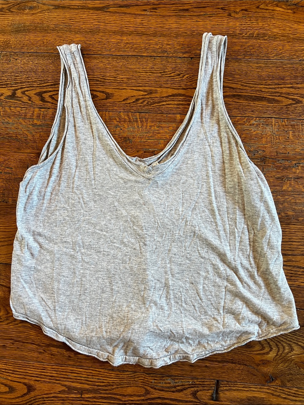 FP Movement by Free People Light Heather Gray Scoop Tank